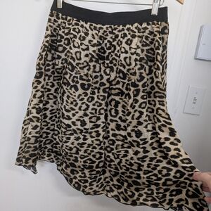 PRINCESS GOES HOLLYWOOD ANINAL PRINT SKIRT SIZE 40 EU